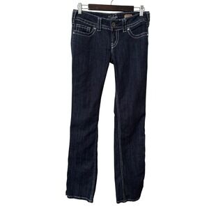 Silver Jeans McKenzie Slim Bootcut Dark Indigo Contrast Stitch Jeans W29 L34